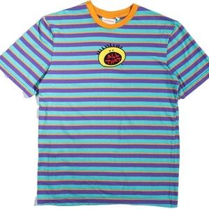 Nickelodeon All That 90’s Tshirt Multicoloured Stripes Small